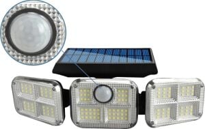 Sensörlü 3 Kademeli 120 Ledli Solar Lamba