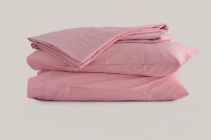 Sleeptown Celia Pamuk Luxury Yıkanabilir Mevsimlik Otel Nevresimi Tek Kişilik Nevresim 160X220 Pudra