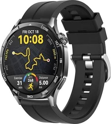 22MM ile Uyumlu Saatler Için Yumuşak Şerit Model 46MM Silikon Kordon  Watch (Gt5 Pro/gt5/gt4/watch 4 Pro/gt3/gt3 Pro/gt2/gt2 Pro) Galaxy Watch (Gear S3/watch 46MM)