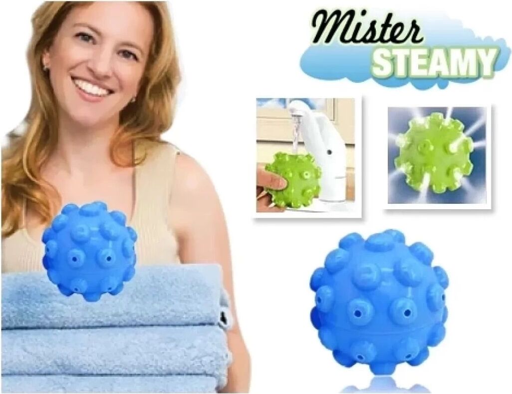 Mister Steamy Buharlı Çamaşır Kurutma ve Ütü Topları (2'li)