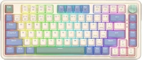 Ucal Pro K673CPG-RGB-PRO Beyaz Kablosuz Klavye