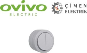 Gri Komutatör Anahtar Sıva Üstü - Elektrik Tesisat Anahtarı