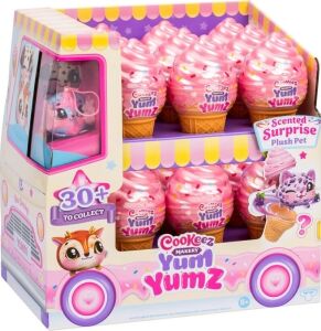 CKE07000 Cookeez Makery Yum Yumz Dondurma Tekli Paket Kokulu Peluş -1 Adet Fiyatıdır