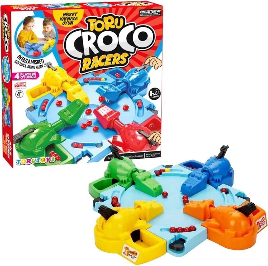 Toru Croco Misket Kapmaca Eğlenceli Aile Kutu Oyunu