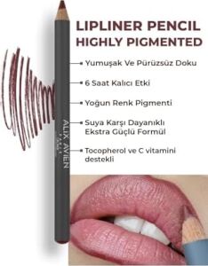 Uzun Süre Kalıcı Dağılma Yapmayan Nemlendirici Dudak Kalemi - Lipliner Pencil 19 Reddish Brown