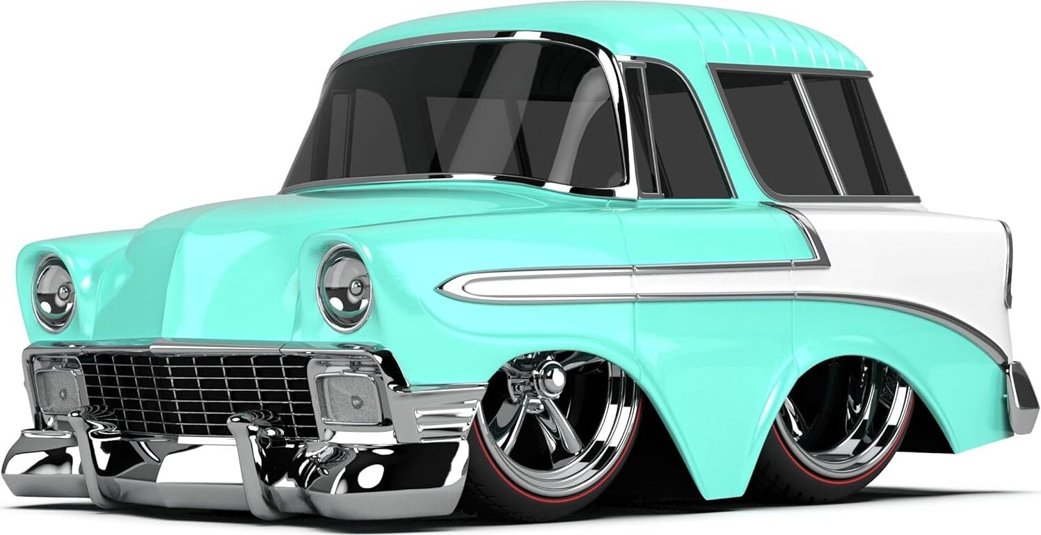 Entertaintment Cartuned S2 1956 Chevy Nomad - Mavi Custom Araba