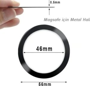 Power Metal Halka Yüzük Ring 8 ve Üstü Model ile Uyumlu Gümüş 4'lü Paket