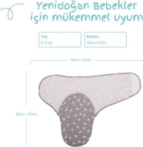 Sevi Bebe Interlok Kundak Kuğu Desen