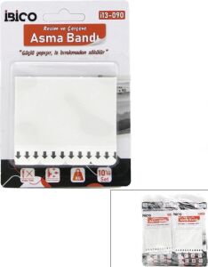 Resim ve Çerçeve Asma Bandı - 10'lu Paket - 7 kg Taşıma Kapasitesi