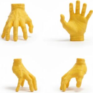 3D Modern Sarı El Biblo 17X16 cm Ev ve Ofis Dekorasyonu