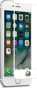 iPhone 7/8 / Se Uyumlu Full Ekran Koruyucu, Ekranı Tam Kaplayan Temperli Ekran Koruyucu Cam, Hd Kalite Görüntü, Darbe Dayanıklı Ekran Koruyucu Cam. (Beyaz)