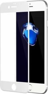 iPhone 7/8 / Se Uyumlu Full Ekran Koruyucu, Ekranı Tam Kaplayan Temperli Ekran Koruyucu Cam, Hd Kalite Görüntü, Darbe Dayanıklı Ekran Koruyucu Cam. (Beyaz)