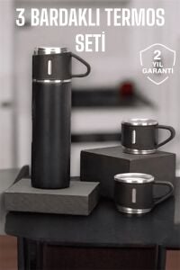 500 ml Kapasiteli Taşınabilir Basınçlı Termos Seti Günlük Kullanım Için Ideal