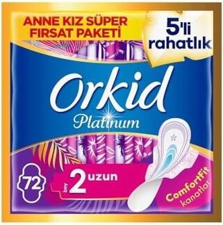 Platinum Anne Kız Paketi Uzun Hijyenik Ped 72 Adet