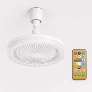 Modern Kristal Tasarım Lambalı Tavan Vantilatörü, Uzaktan Kumandalı, E27 Duy, Sessiz Fanlı Tavan Lambası, 3 Kademe Hız Ayarlı, 3 Renk LED Aydınlatmalı, Enerji Tasarruflu Fan, Zaman Ayarlı