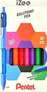 1.0 mm Yağ Bazlı Mekanizmalı Roller Kalem - Izee - 8'li Blister (A-B-C-D-F-P-S-V)