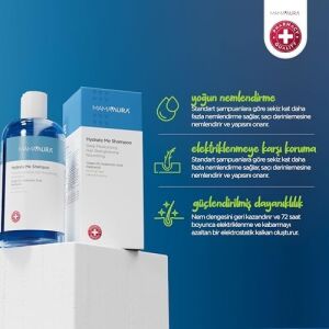 Hydrate Me Shampoo, Kuru ve Hassas Saç Derisi Için Nemlendirici ve Pullanma Görünümünü Azaltmaya Yardımcı Şampuan, 250 ml