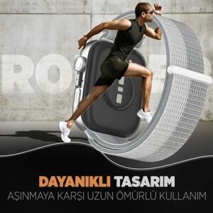 Watch Fit 4/fit 4 Pro/fit 3 ile Uyumlu Hasırlı Kumaş Kordon Terleme Yapmayan Cildi Tahriş Etmeyen Nefes Alabilir Yapılı Cırt Cırtlı Deformasyona Dayanıklı Rahat Kayış