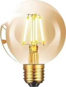 Flament 4W 2700K G80 LED Ampul Kırılmaz Gövde Dim Edilebilir