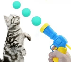 Peluş Top Atan Interaktif Kedi Oyuncağı