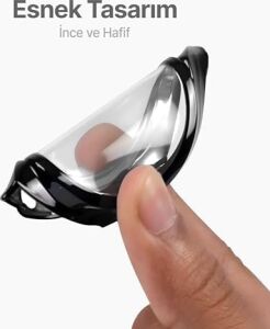 Watch Gt5 41MM Için Saati Tam Saran Tpu Ekran Koruyuculu Çizilme ve Darbelere Karşı Koruma Sağlayan Dokunmatik Etkilemeyen Silikon Kılıf (Şeffaf, Gt5 41MM)