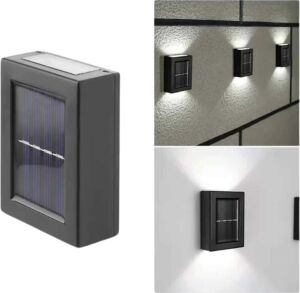 Solar Lamba Dekoratif Aplik Su Geçirmez LED Işıklı Duvar Lambası
