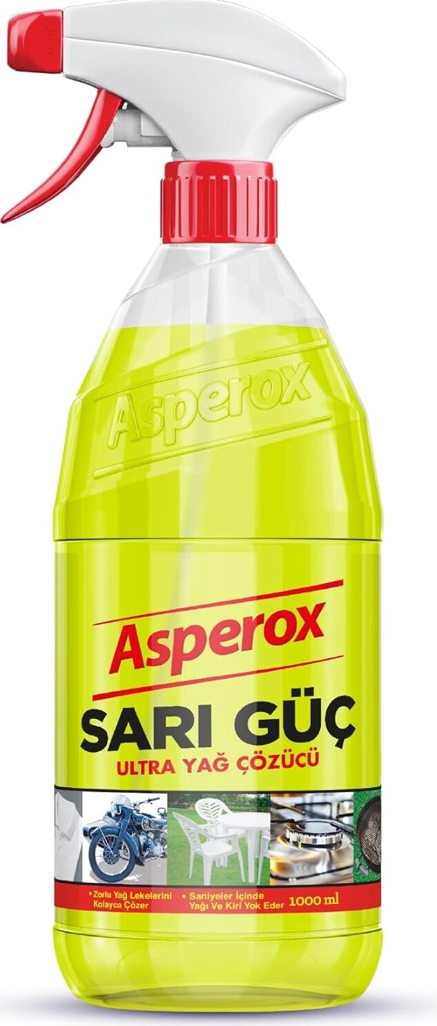 Sarı Güç Yağ Çözücü Sprey 1000 ml