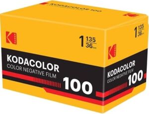 Kodacolor 100 35MM 135 Renkli Analog Film – Iso 100, 36 Pozlama, C-41 Banyo, Gün Işığı 1928S