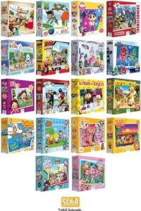 Z-Takımı  60 Parça 34X24CM Çocuk Puzzle Yapboz Serisi