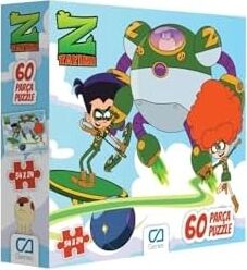 Z-Takımı  60 Parça 34X24CM Çocuk Puzzle Yapboz Serisi
