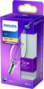 LED Classic 25W BA35 E14 Ww cl Dim Edilmez Sarı Işık Filament Ampul
