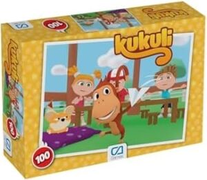Kukuli  100 Parça 34X24CM Çocuk Puzzle Yapboz Serisi