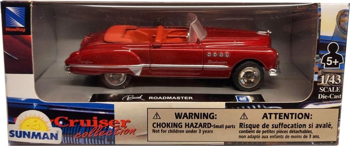 Newray 1:43 Diecast Koleksiyon Metal Araba 1949 Buick Roadmaster