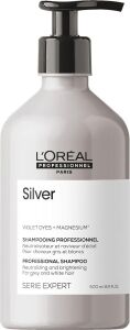 Professionnel Paris Serie Expert Silver Çok Açık Sarı, Gri ve Beyaz Saçlar Için Renk Dengeleyici Mavi Şampuan 500ML