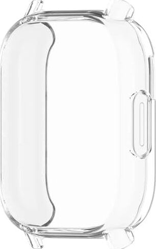 Xıaomı Redmi Watch 5 Lite ile Uyumlu Tam Kapatan Çerceve Önü Kapalı Tasarım Silikon Kılıf Çerçeve Darbe ve Çiziklere Karşı Koruma Şeffaf