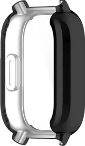 Xıaomı Redmi Watch 5 Lite ile Uyumlu Tam Kapatan Çerceve Önü Kapalı Tasarım Silikon Kılıf Çerçeve Darbe ve Çiziklere Karşı Koruma Şeffaf