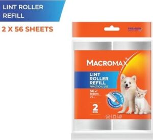 Macro Max Tüy Toplayıcı Yedek Rulo 2'li Paket (Toplam 112 Yaprak)