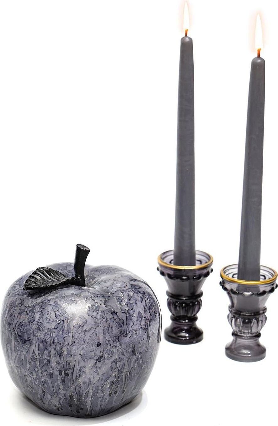 Dekoratif Black Apple Heykel (16 Cm)