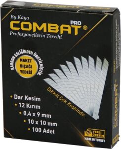 Yedek Küçük Falçata Bıçağı - 10'lu Paket - Dar Kesim - 12 Kırım