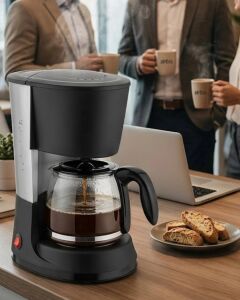 Ev ve Ofis Için Filtre Kahve Makinesi 12 Fincan Kapasiteli Kahve Makinesi