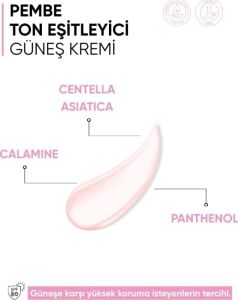 Mia Klinika SPF50+ Pink Tone Up Ton Eşitleyici Pembe Yüz Güneş Kremi