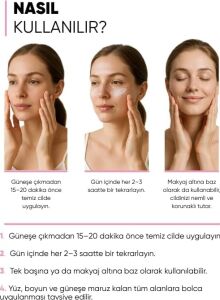 Mia Klinika SPF50+ Pink Tone Up Ton Eşitleyici Pembe Yüz Güneş Kremi