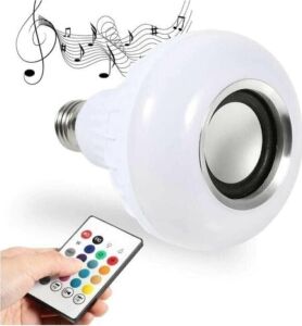Pratik Kullanım Music Bulb Bluetooth Hoparlör Akıllı LED Ampul Lamba