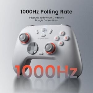 Nova 2 Lite Kablosuz Kontrol Cihazı, Hall Efektli Joysticks & Triggers, 2.4g & Wired 1000 Hz Polling Rate, Makro Back Butonları, Pc Gamepad Pc/switch/steam/ios/android ile Uyumlu (Beyaz)