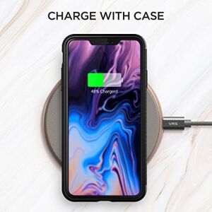 VRS94185 iPhone Xs Max High Pro Shield Kılıf, Arka Kapak Steel Silver