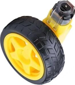Motor ve Tekerlek Seti 6V 250RPM Arduino