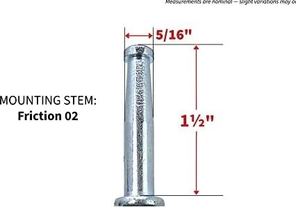 Shepherd Hardware 9406 Ofis Sandalyesi Tekerleği, Frenli Çift Tekerlek, 5 Cm, 8 mm Şaft Çapı, 34 kg Taşıma Kapasitesi, 2'li Paket, Siyah