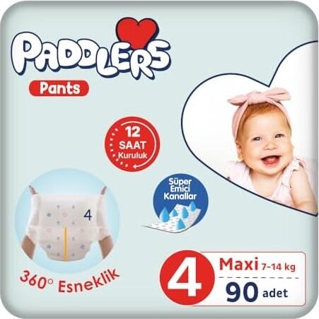 Külot Bebek Bezi 4 Numara Maxi 90 Adet (7-14 Kg) Ekstra Fırsat Paketi