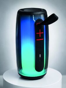 Bluetooth 5.3 Rgb LED Işıklı Taşınabilir Hoparlör USB Tf Kart Aux Destekli