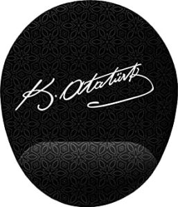 Atatürk Imza Bilek Destekli Mouse Pad